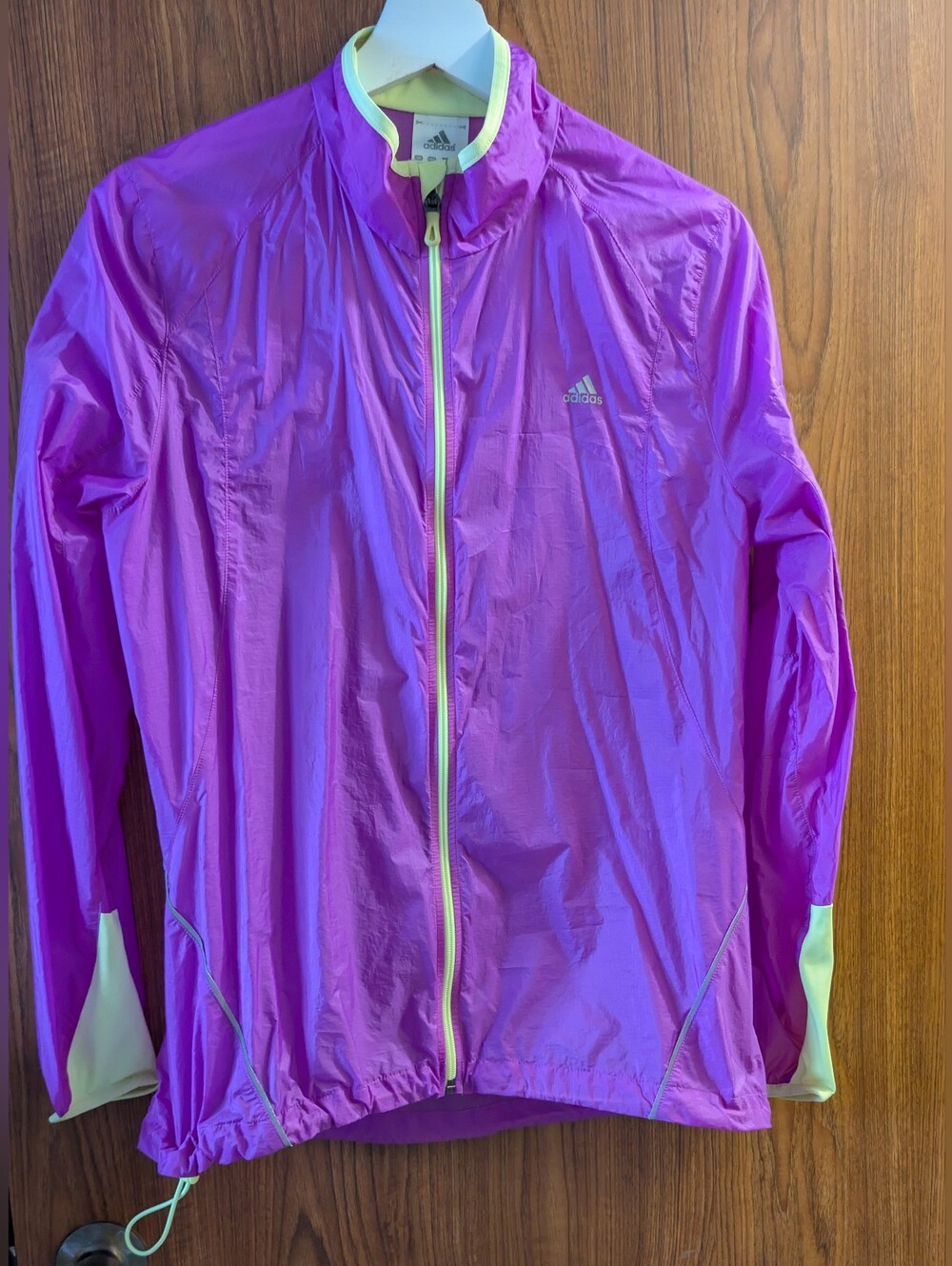 Adidas Lightweight Purple Windbreaker Jacket